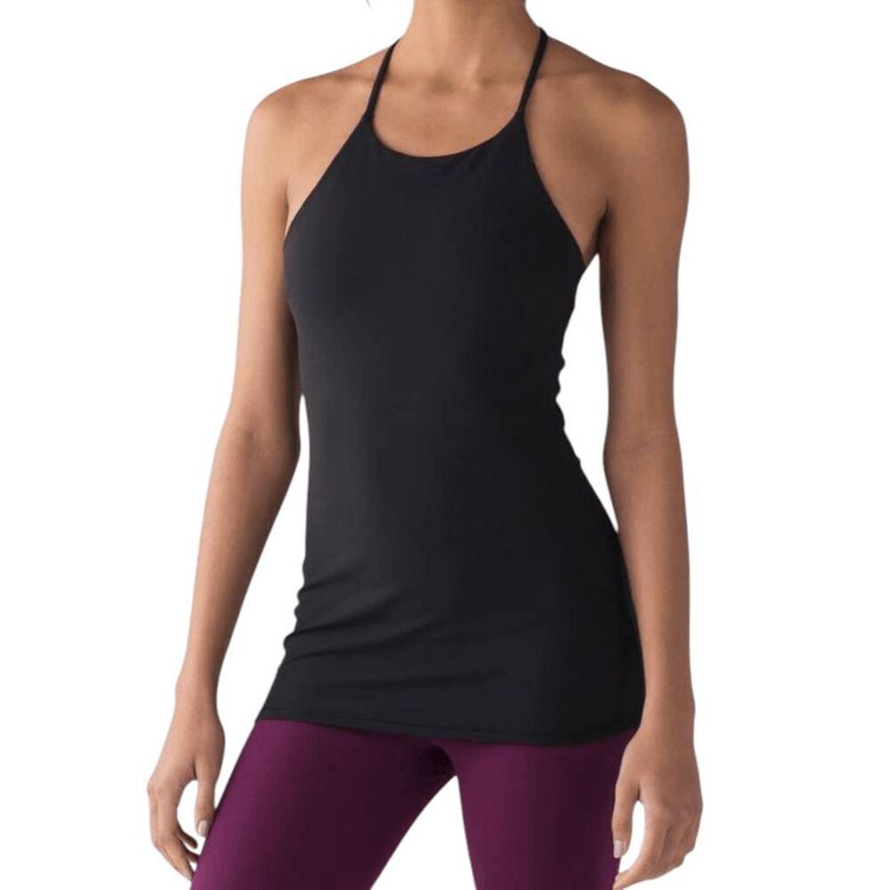 LULULEMON ATHLETICA Sun Setter Tank in Black Size 6